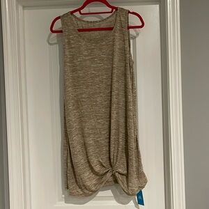 Cupshe NWT Sand Scoop Neck Hem Twist Mini Cover-Up